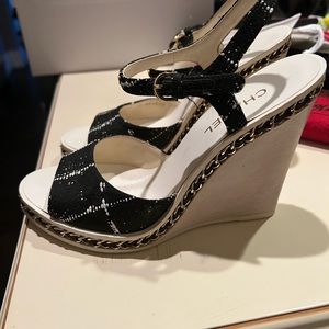 Chanel wedges in excellent used condition size 39